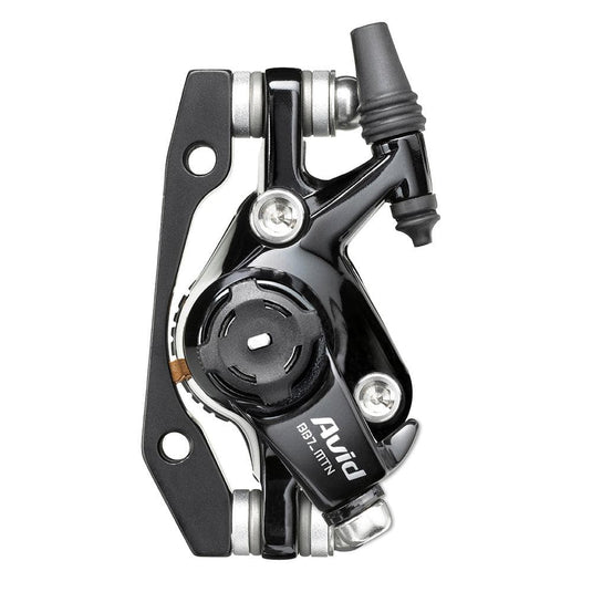 Avid Bb7 - Mtb - S - Black Ano - 160Mm Hs1 Rotor (Front Or Rear-Includes Is Brackets Stainless Cps & Rotor Bolts): Black 160Mm