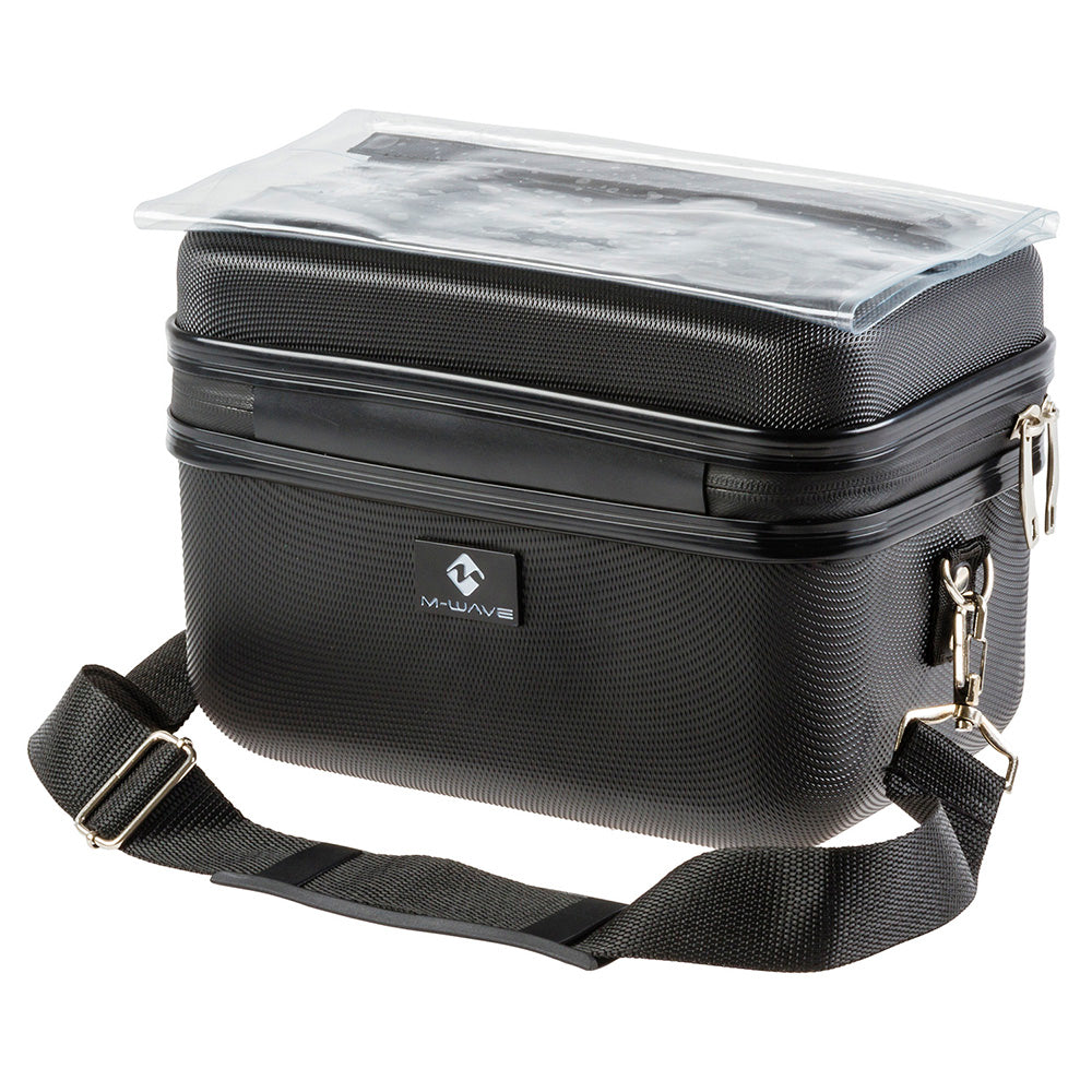 M-Wave Utrecht HC Hard Shell Handlebar Bag Black 8L