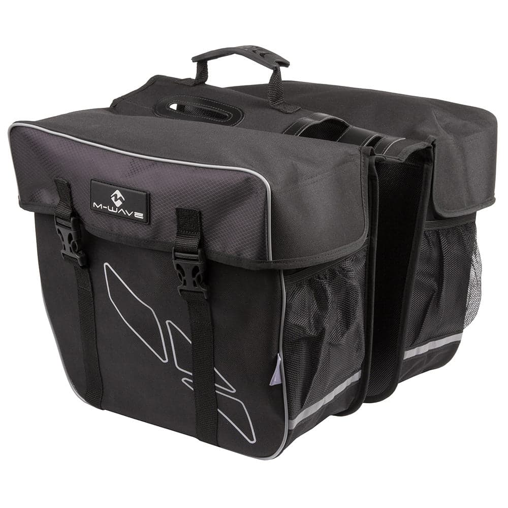 M-Wave Amsterdam Double Pannier Bag Black 30L