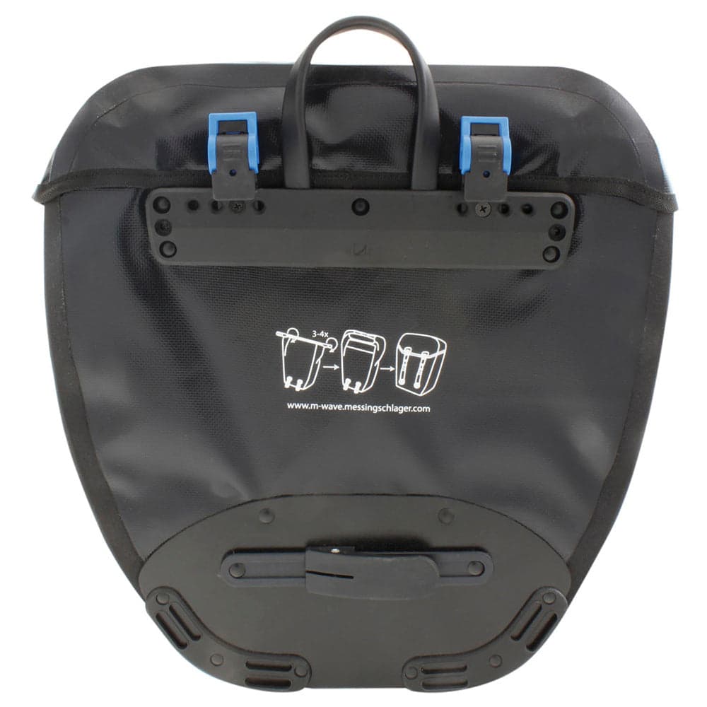 M-Wave Alberta 40L Pannier Bags Black 40L