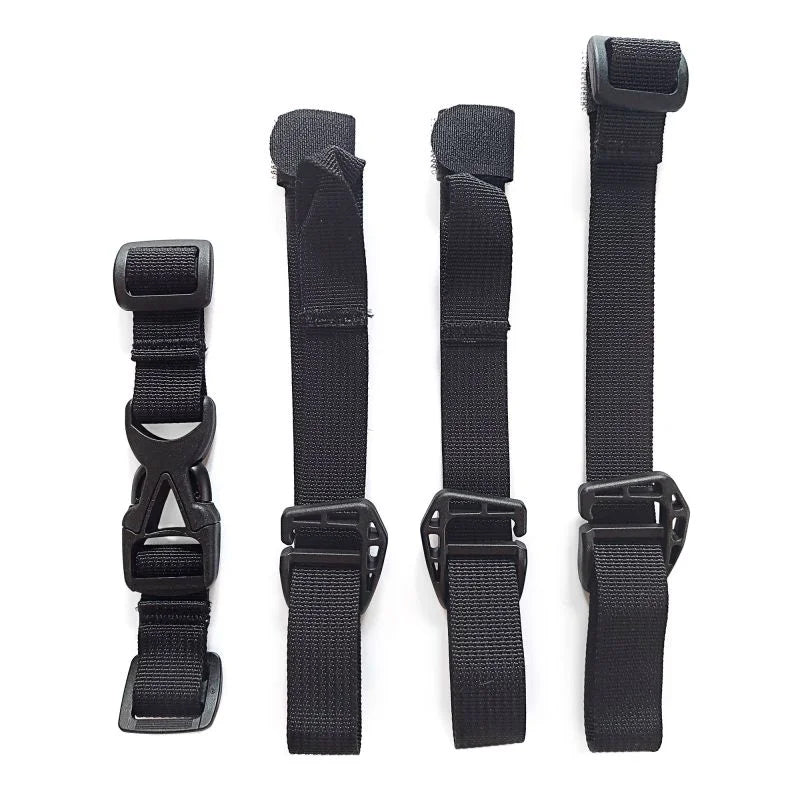 Old Man Mountain PAN021 - Ponderosa Pannier Straps 0 Black