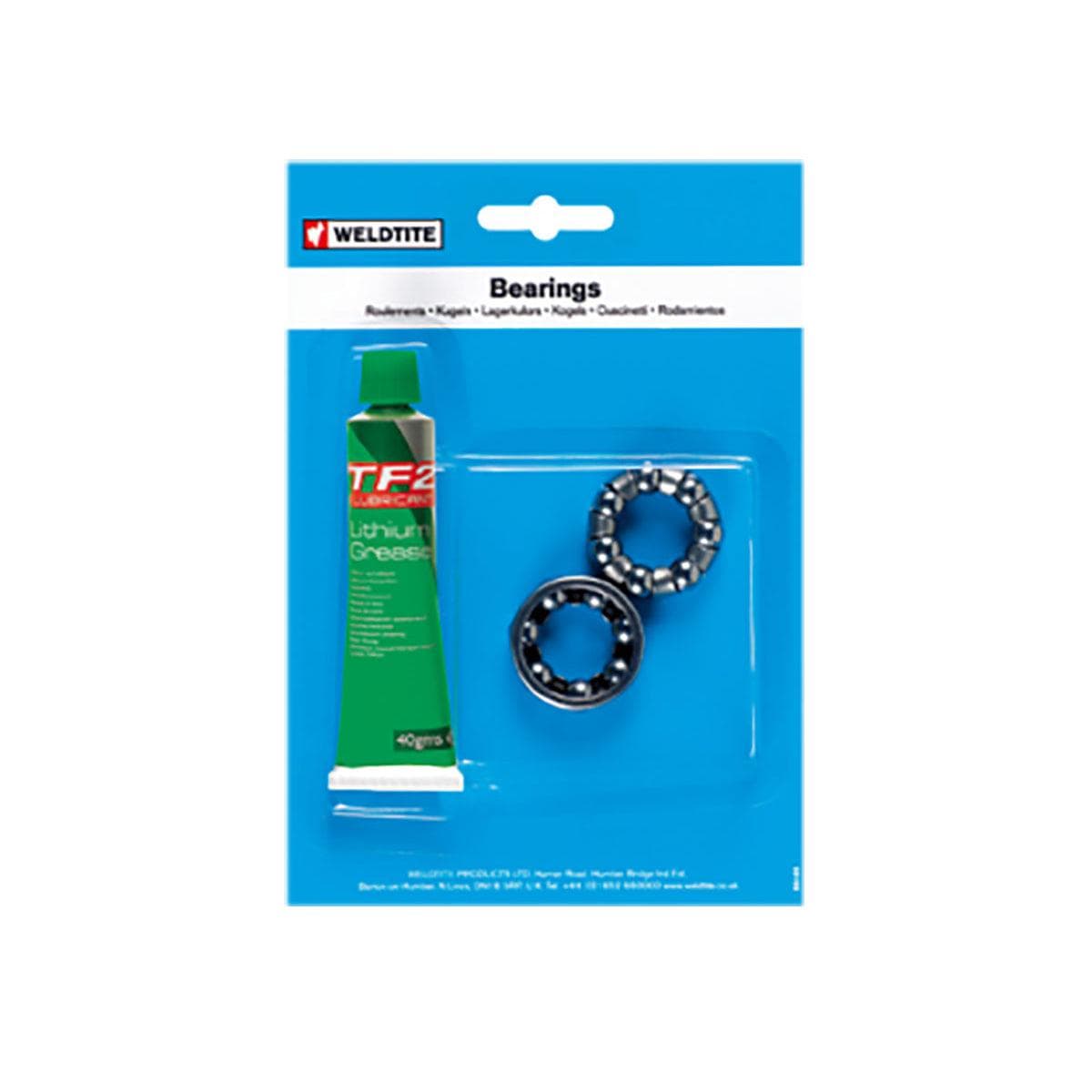 Weldtite 5/32 Headset Cages & Grease:  5/32"