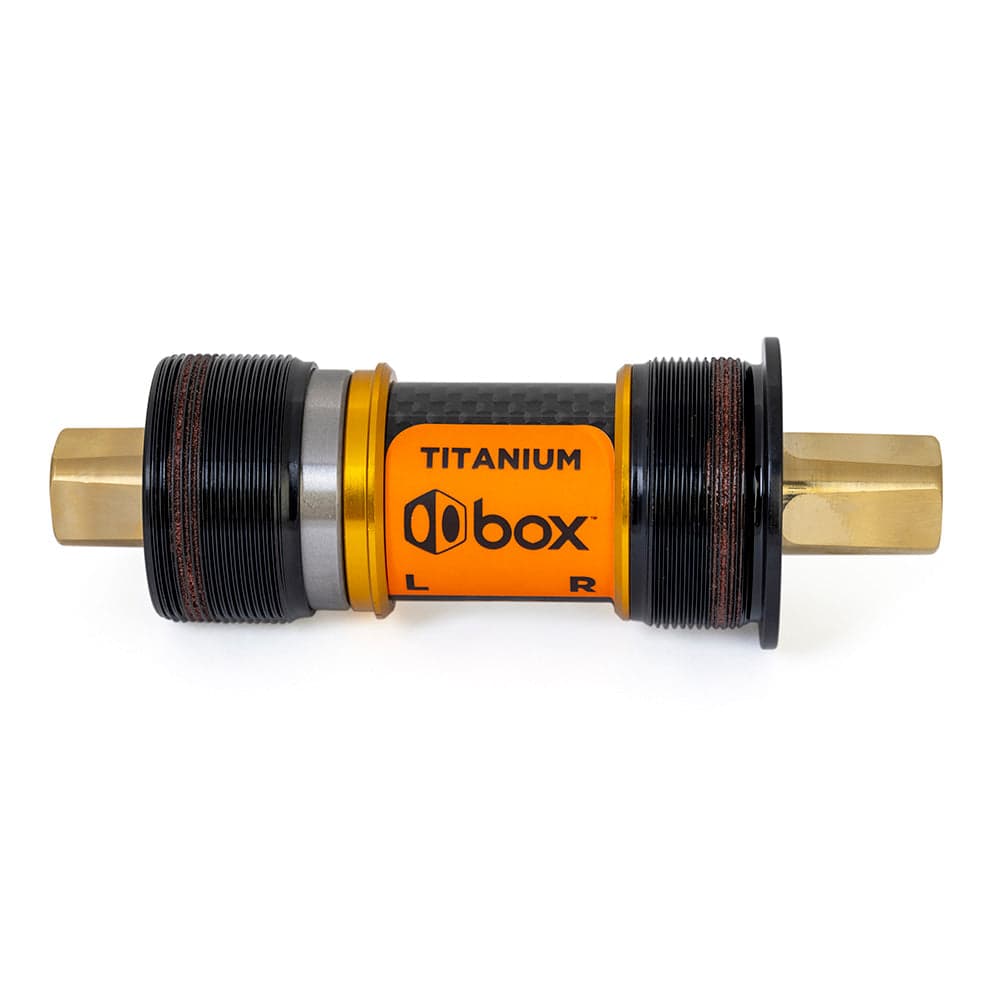 BOX BMX Box One Bottom Bracket Square Taper Titanium/Carbon Gold 113mm