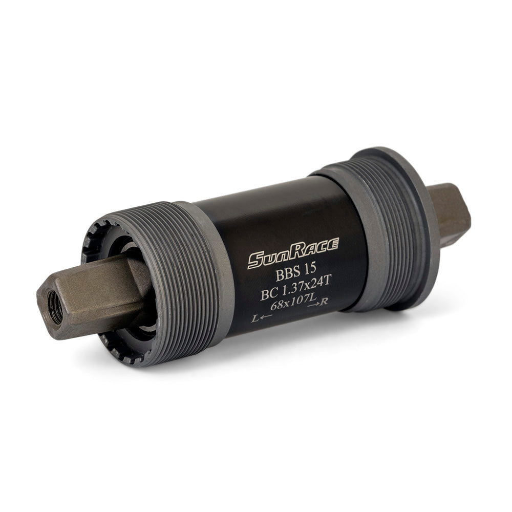 SunRace BBS15 Bottom Bracket - Black / Silver