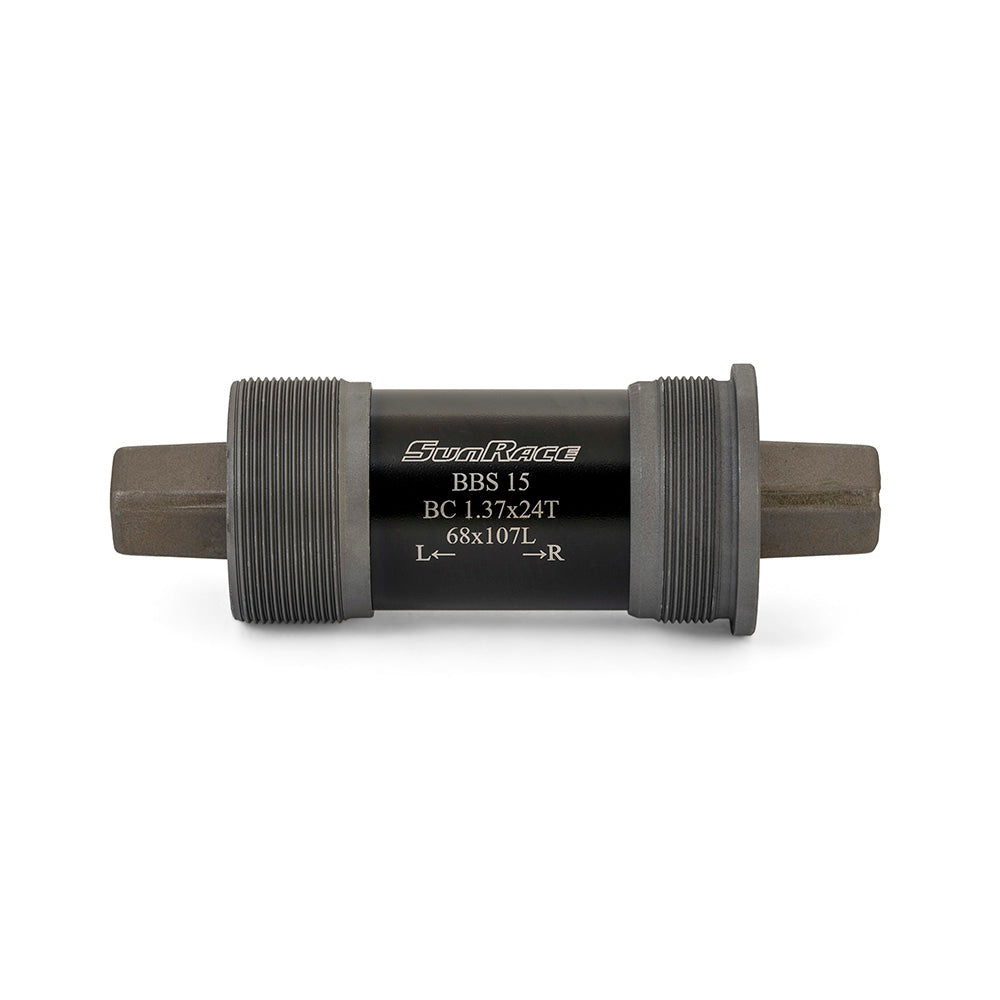 SunRace BBS15 Bottom Bracket - Black / Silver