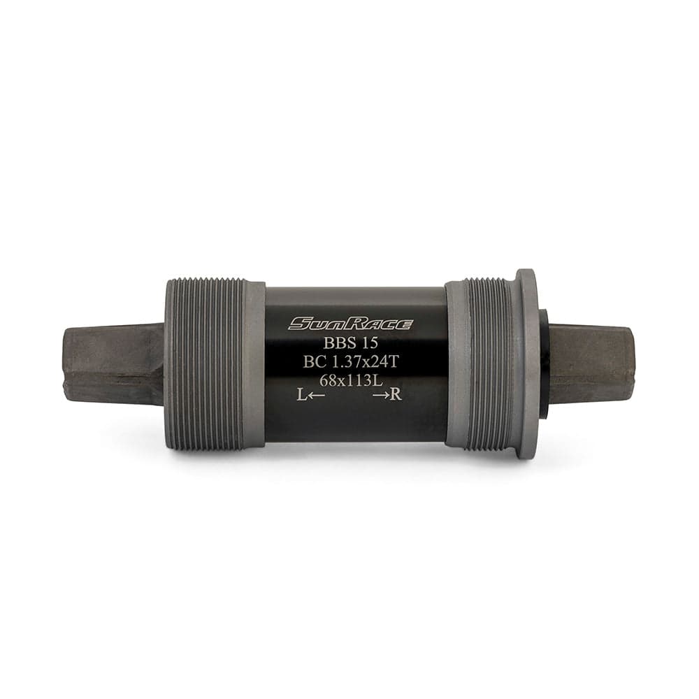 SunRace BBS15 MTB Bottom Bracket   Black/Silver 68x113