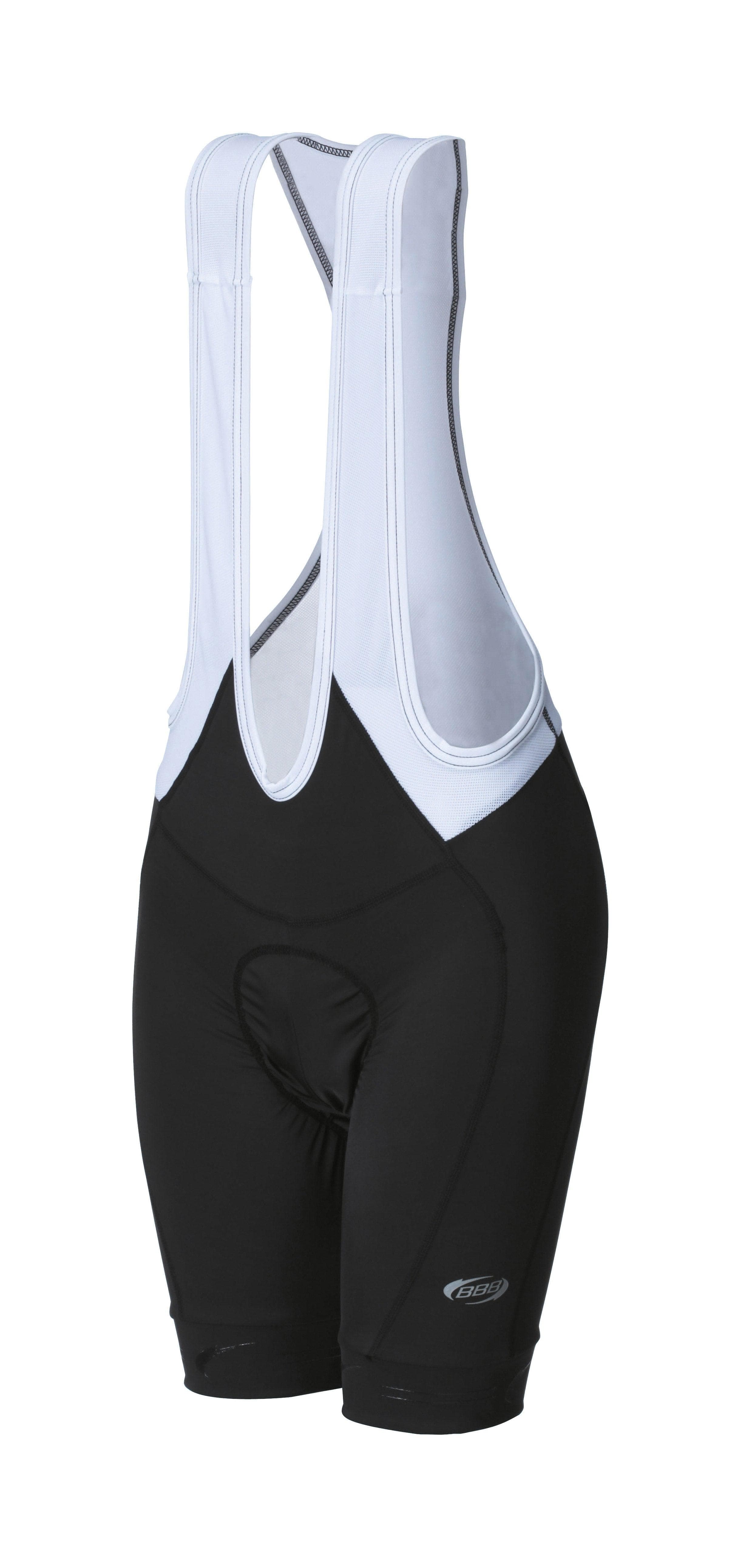 BBB - BBW-216 - GirlTech Womens Bib Shorts Black & White