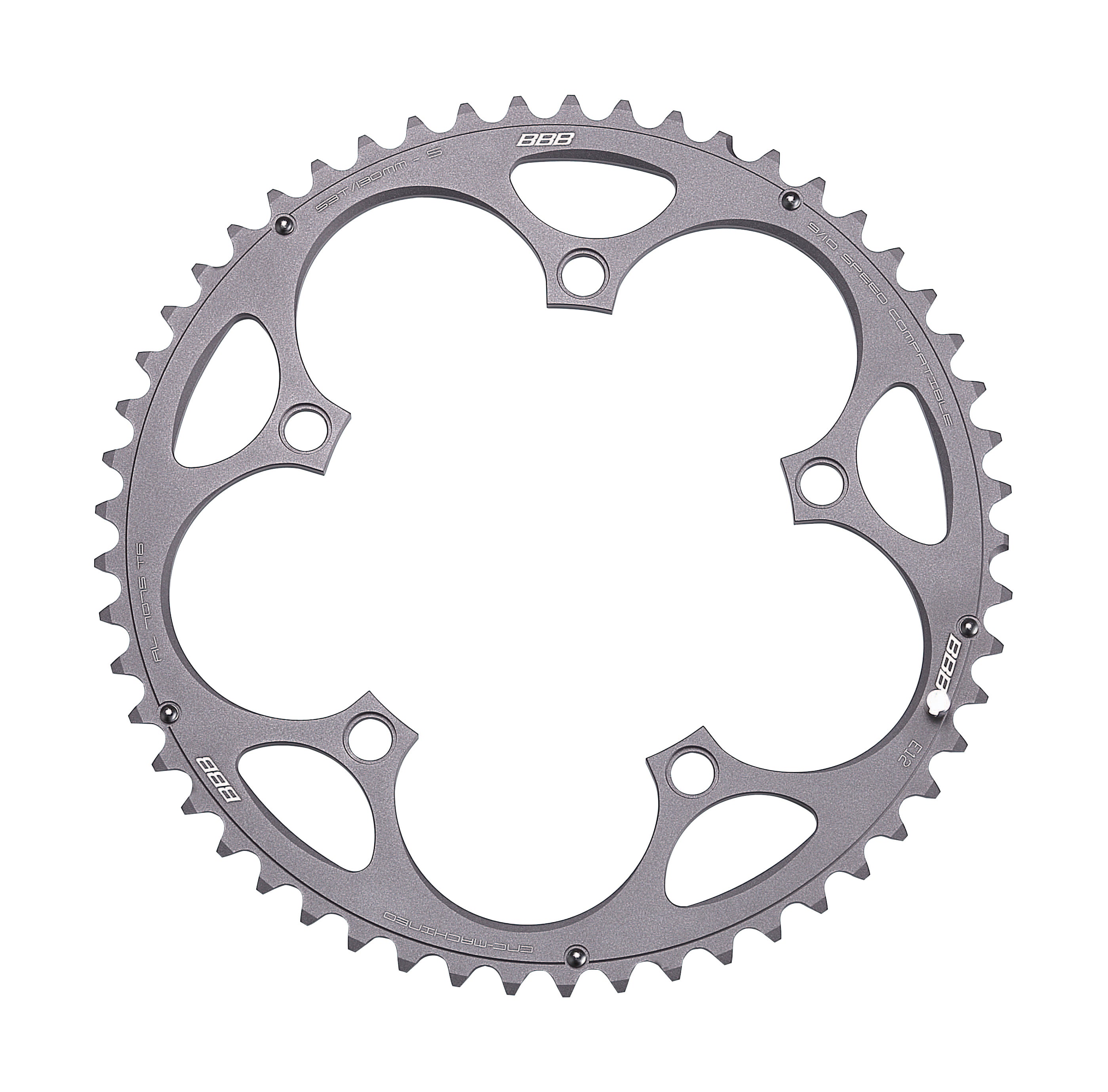 BBB BCR-14S - TripleGear Chainring  (S9/10, 130BCD, 53T)