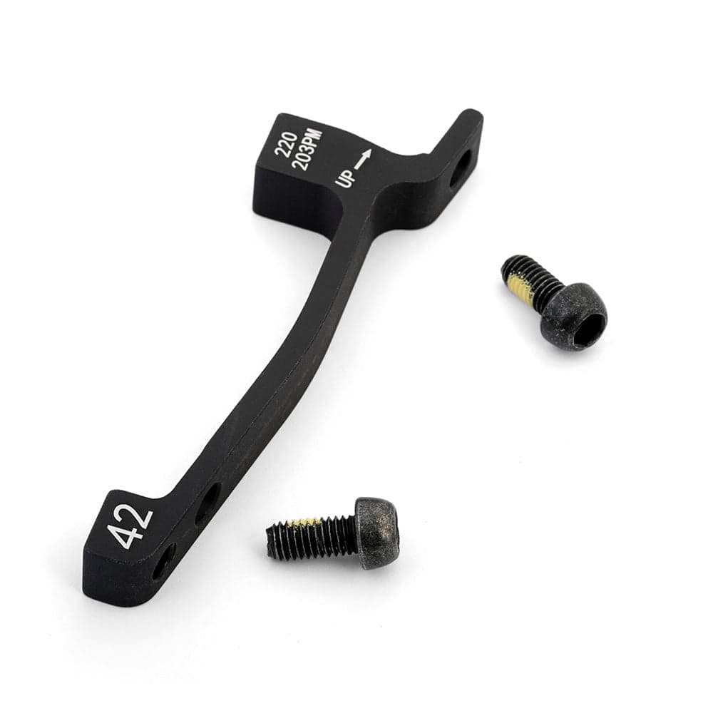 Hayes Post Mount Brake Adaptors Black 220mm