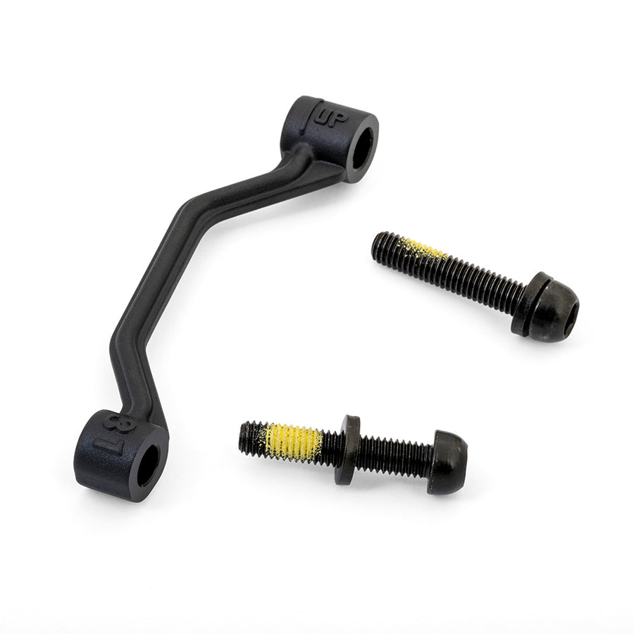Hayes Post Mount Brake Adaptors Black 180mm