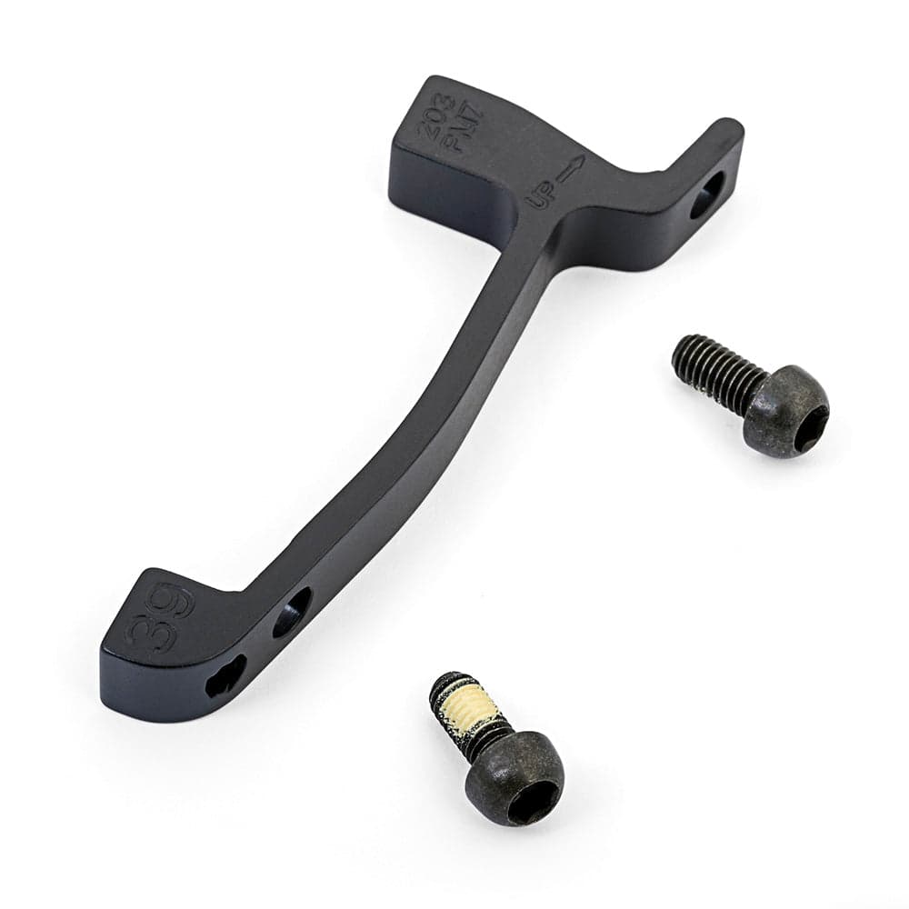 Hayes Post Mount Brake Adaptors Black 203mm