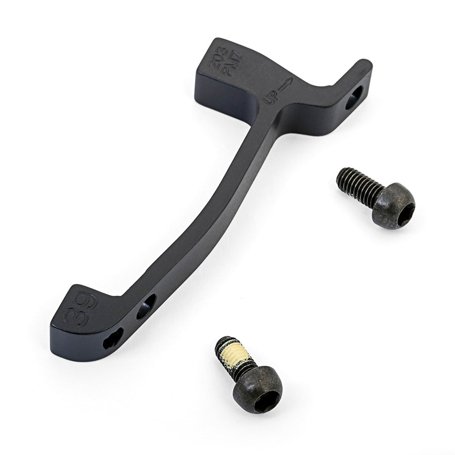 Hayes Post Mount Brake Adaptors Black 203mm