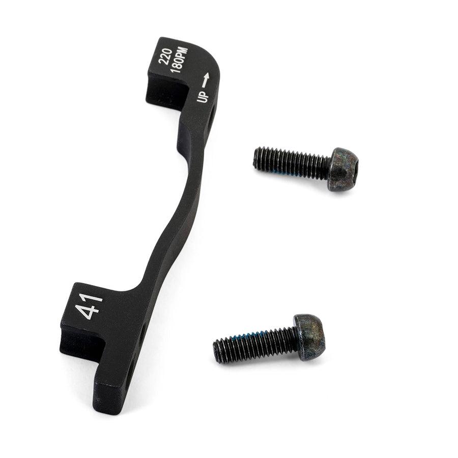 Hayes Post Mount Brake Adaptors Black 220mm