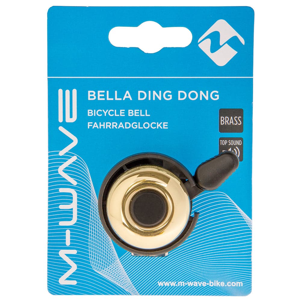 M-Wave Bella Ding-Dong Mini Bell Black 22.2mm