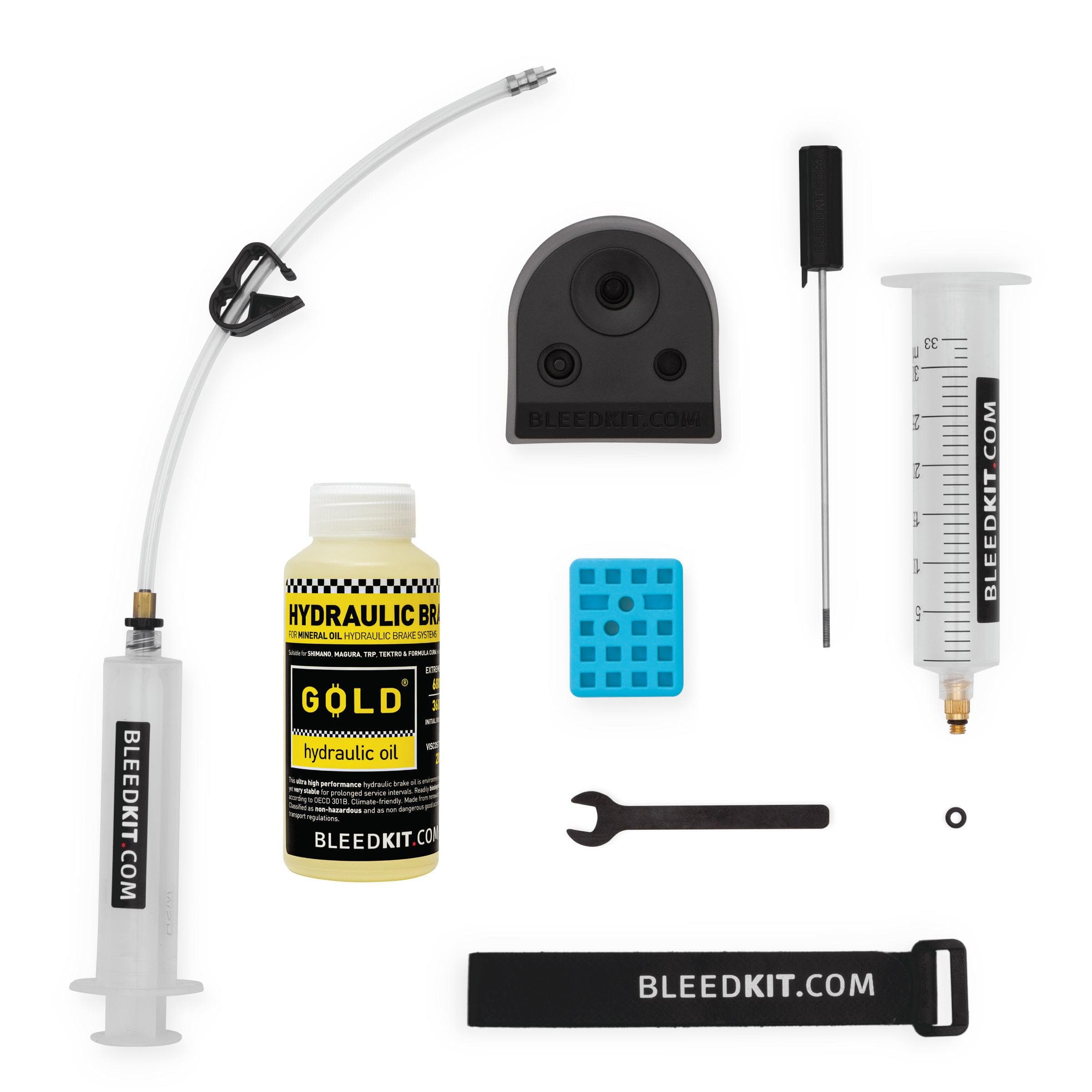 Bleedkit Shimano Premium Gold (Inc Fluid):