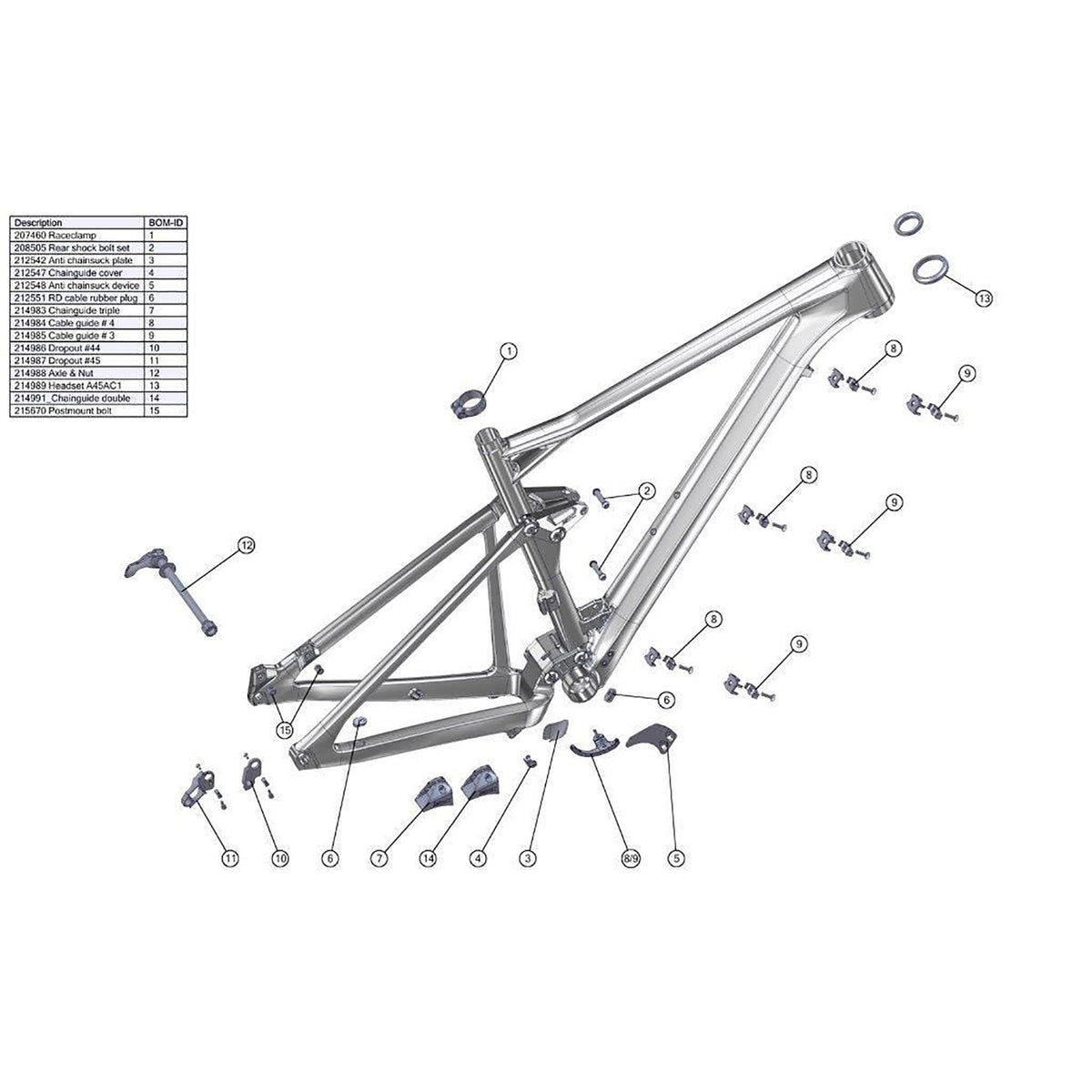 BMC SPARE - Cable Guide #4 (1 Piece):