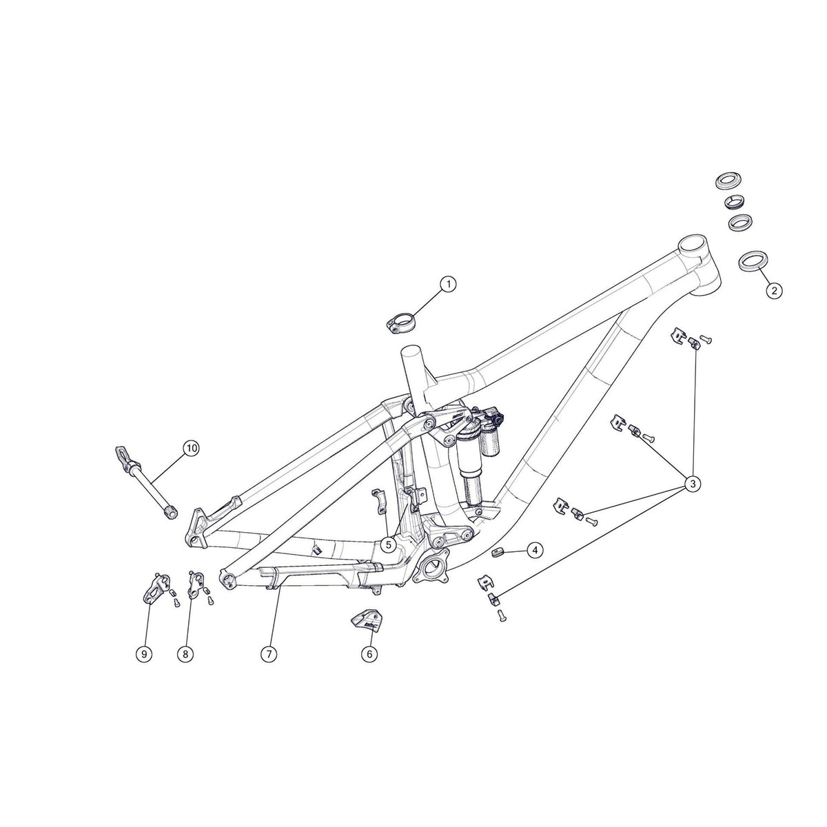 BMC SPARE - Cable guide # 9 (1 Piece):