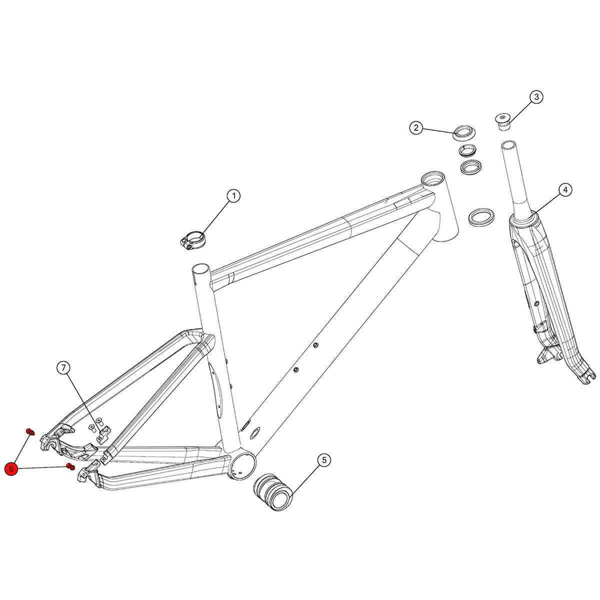 BMC SPARE - Fender mount (Set of 2 ):
