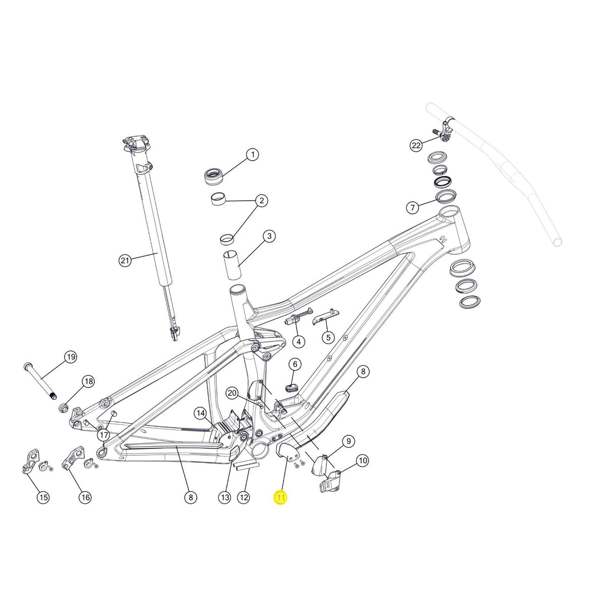 BMC SPARE - Chaincatcher SF01/02 29 (1 Piece):