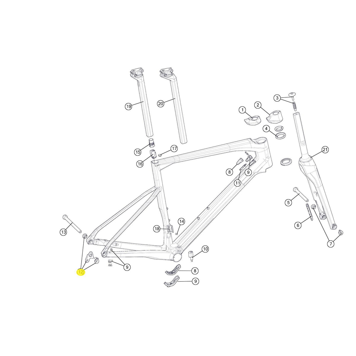 BMC SPARE - Dropout # 52 (1 Piece):