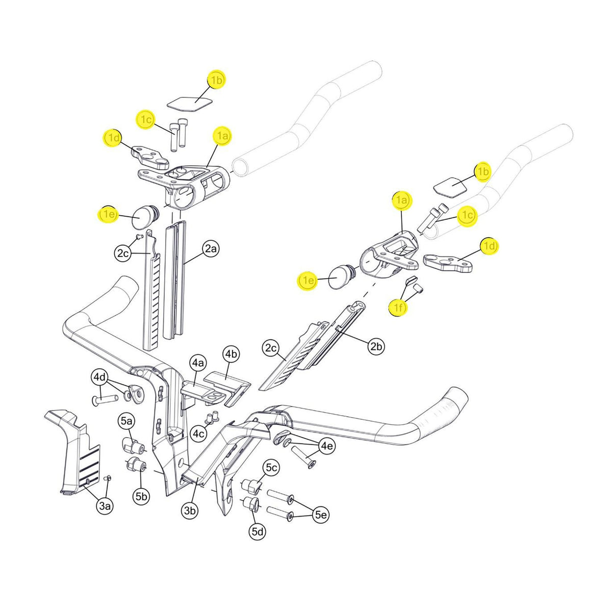 BMC SPARE - TM01 Extension bracket kit (Kit):