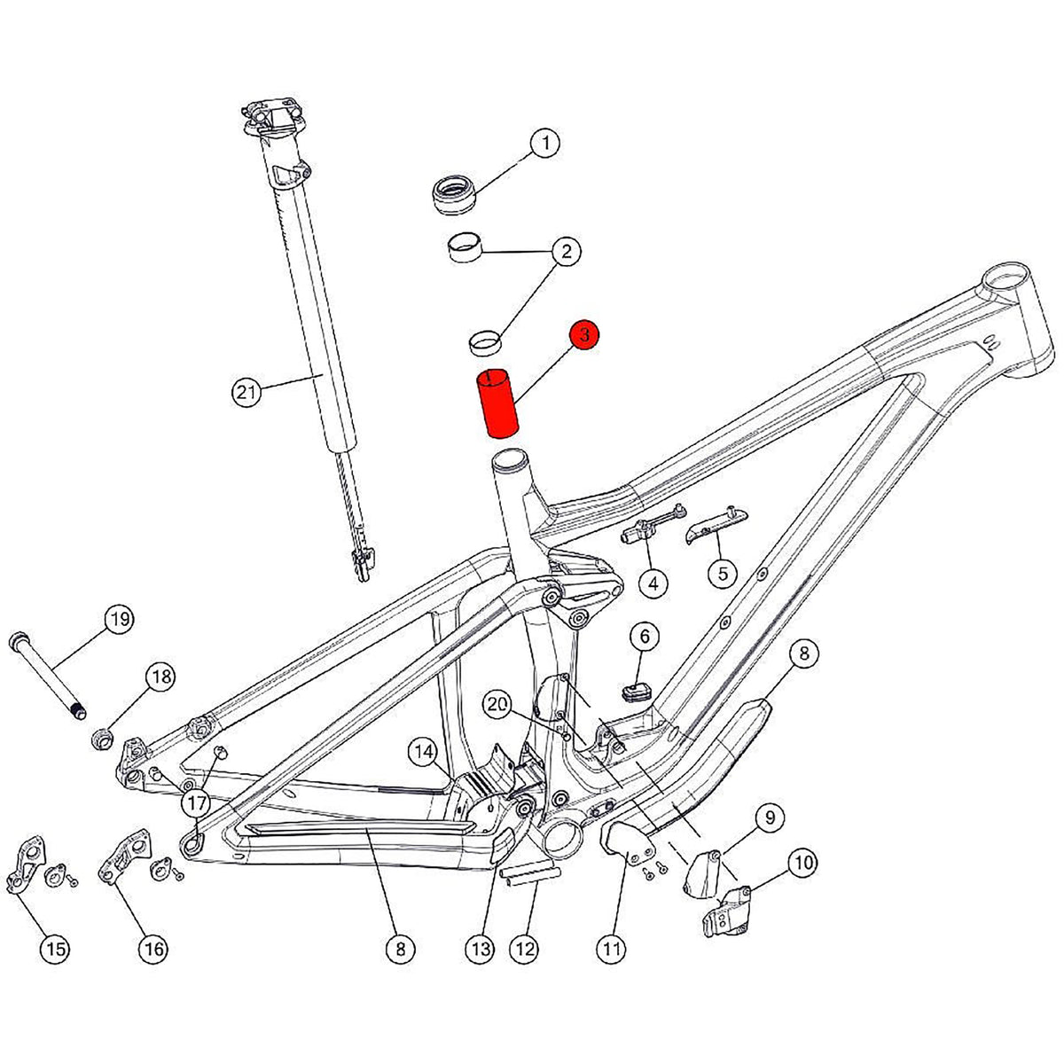 BMC SPARE - Sleeve kit (Kit):