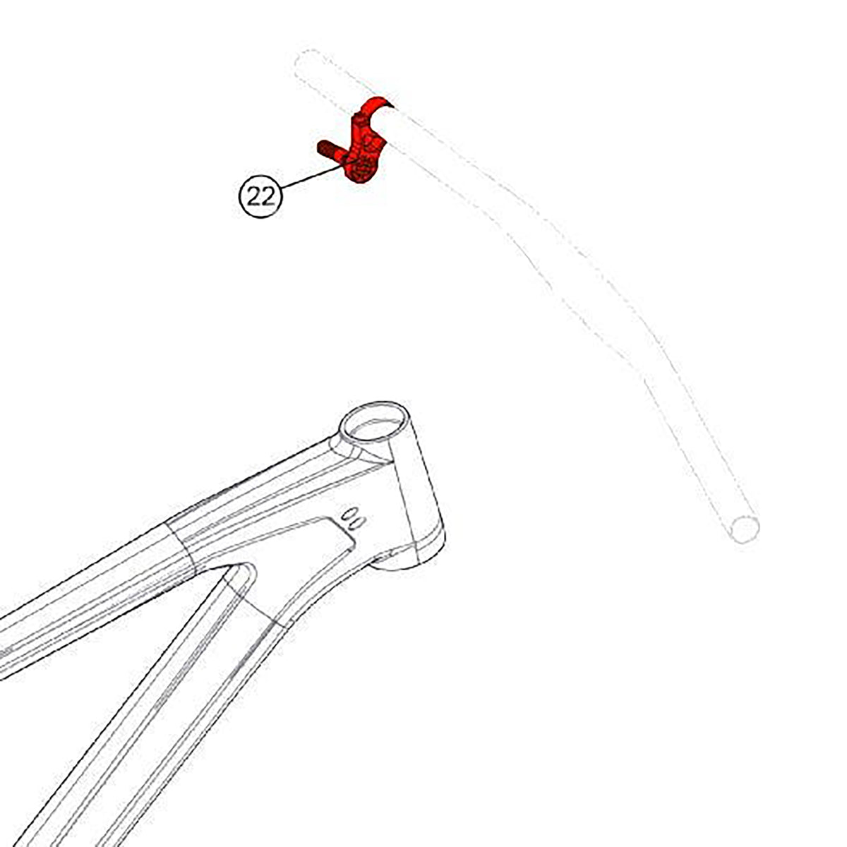 BMC SPARE - Trailsync remote lever (1 Piece):