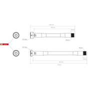 BMC SPARE - Thru axle kit #1 (Kit):