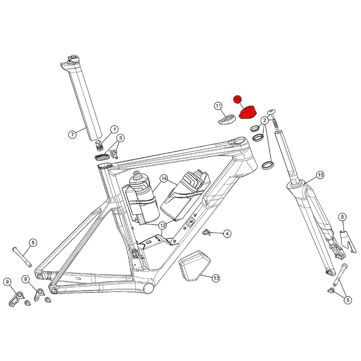 BMC SPARE - Timemachine Road 01 topcone high (1 Piece):