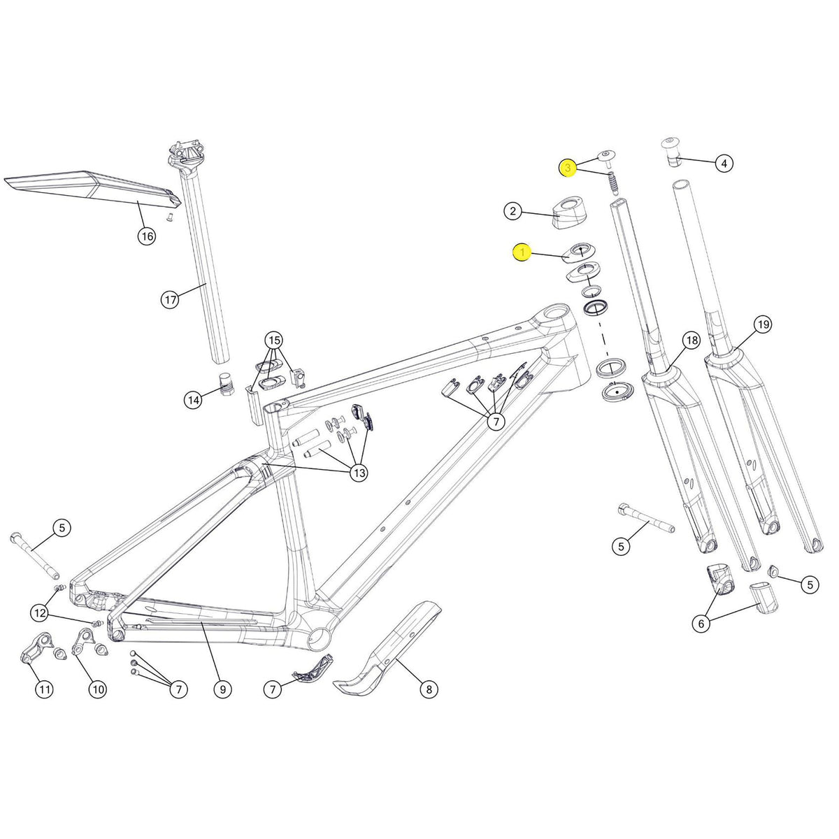 BMC SPARE - Headset URS (1 Piece):