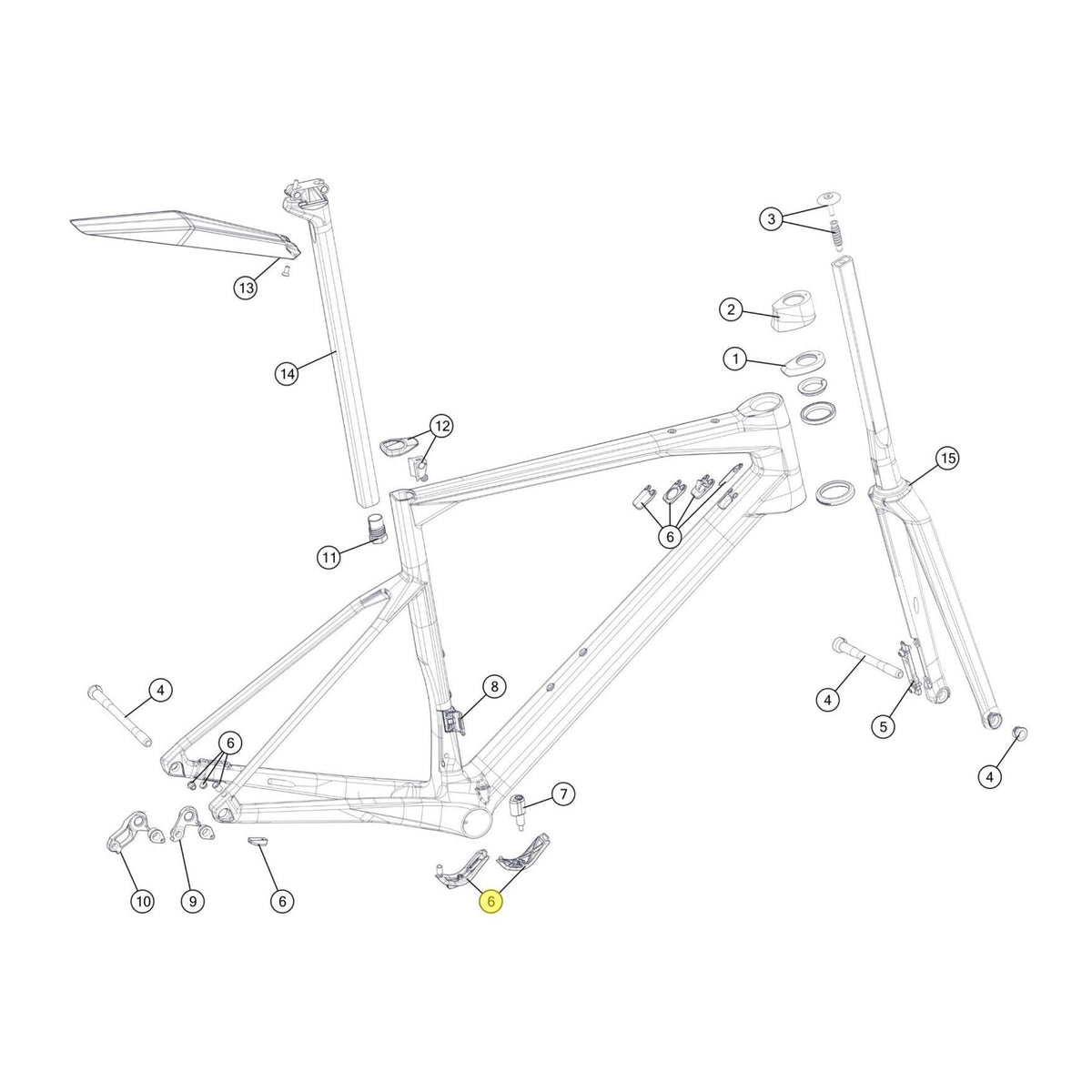 BMC SPARE - Cable guide #23 (1 Piece):