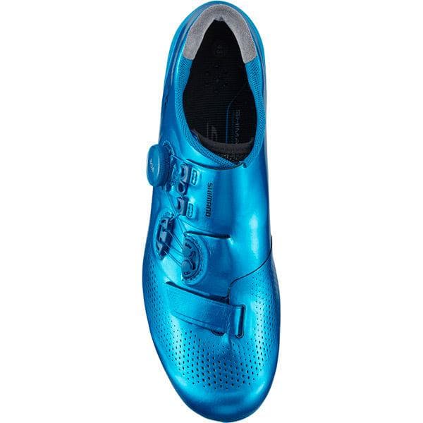 Shimano Clothing S-PHYRE RC9 (RC901) TRACK SPD-SL Shoes, Blue, Size 41