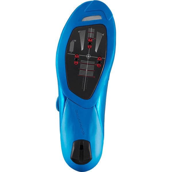 Shimano Clothing S-PHYRE RC9 (RC901) TRACK SPD-SL Shoes, Blue, Size 40