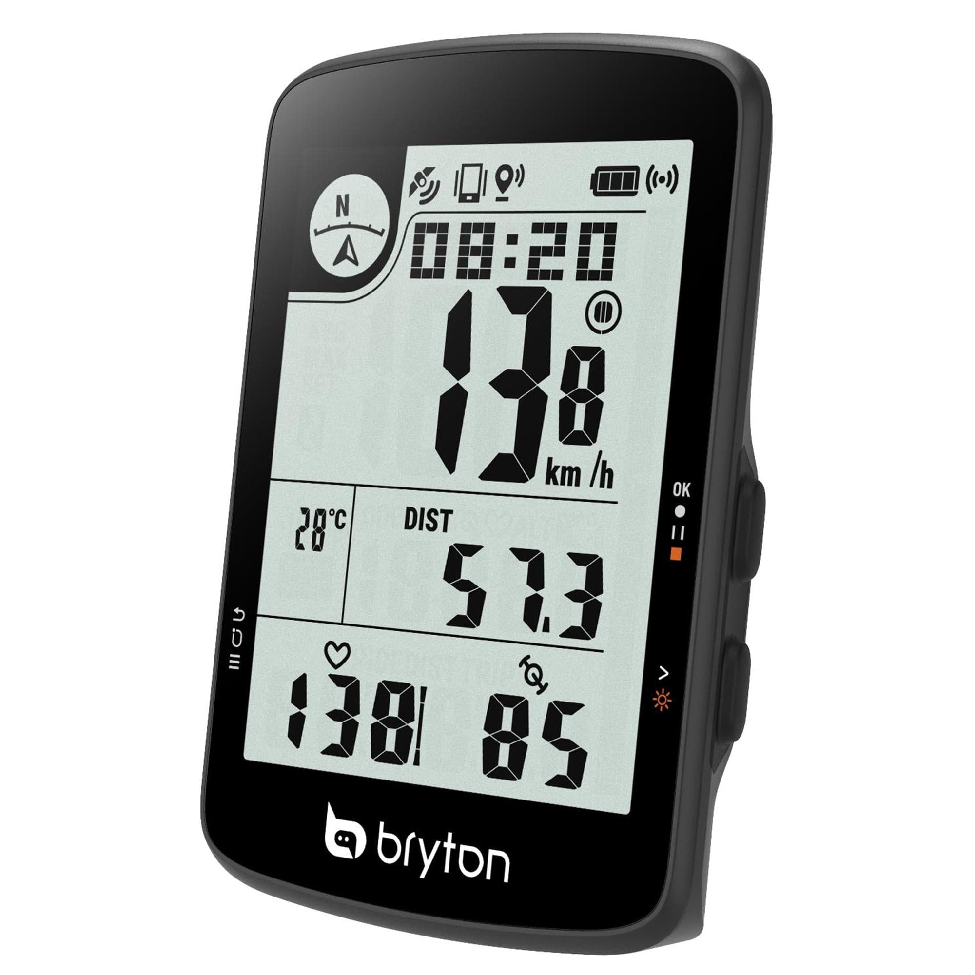 Rider 17 E GPS Cycle Computer 2024: BLACK