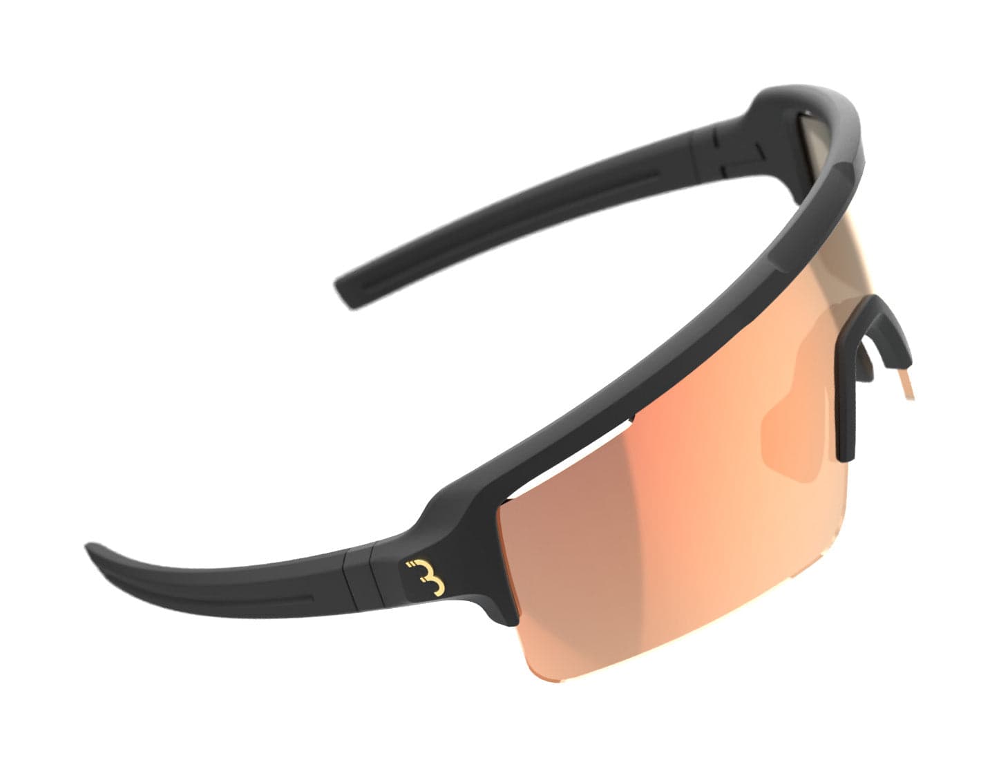 BBB BSG-65PH - Fuse Sport Glasses (Mt. Black, Red MLC PH Lens)