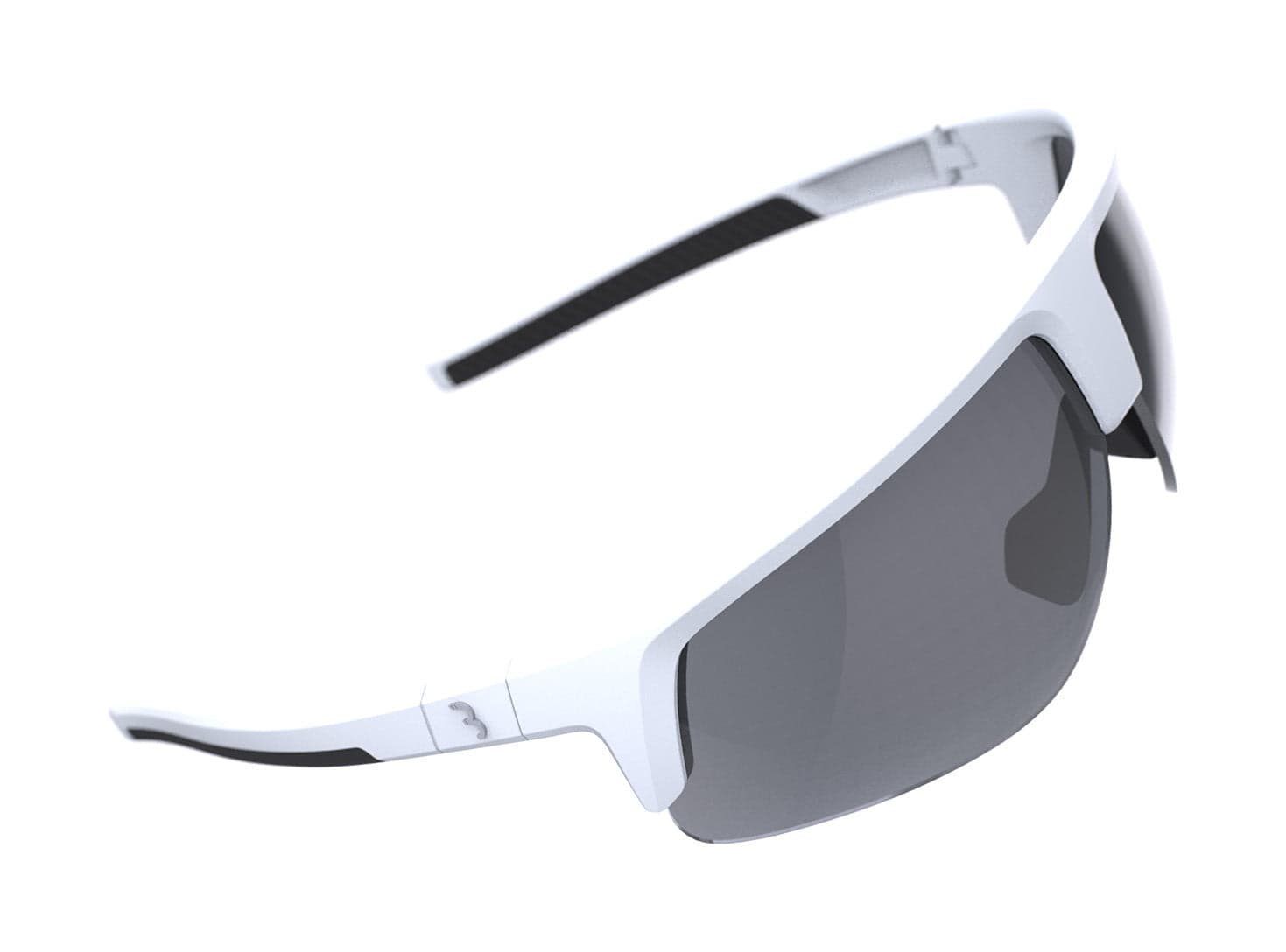 BBB BSG-75 - Comet Sport Glasses (Smoke Flash Mirror, Mat White)