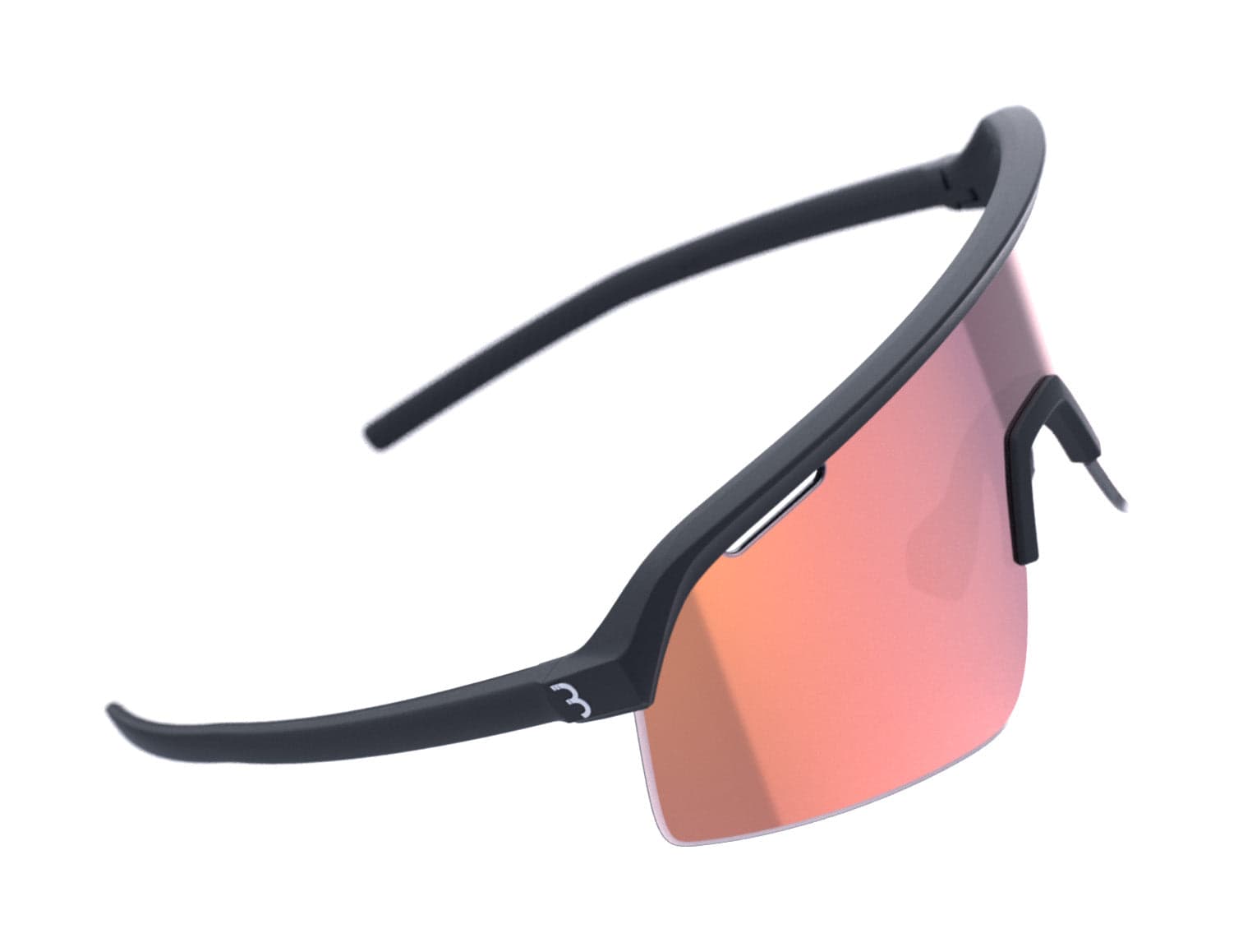 BBB BSG-81 - Valor Flux Sport Glasses (Flux Red, Matte Black)