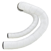 Supacaz Sticky Kush Classic Bar Tape: WHITE + ANO BLACK PLUGS