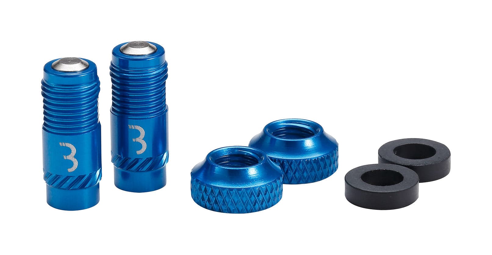 BBB BTI-165 - CoreCaps Valve Caps 2pcs Blue
