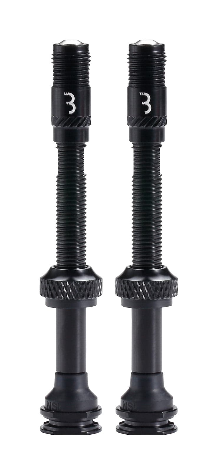 BBB BTI-166 - CoreCaps Valve & Caps 2pcs Black 60 mm
