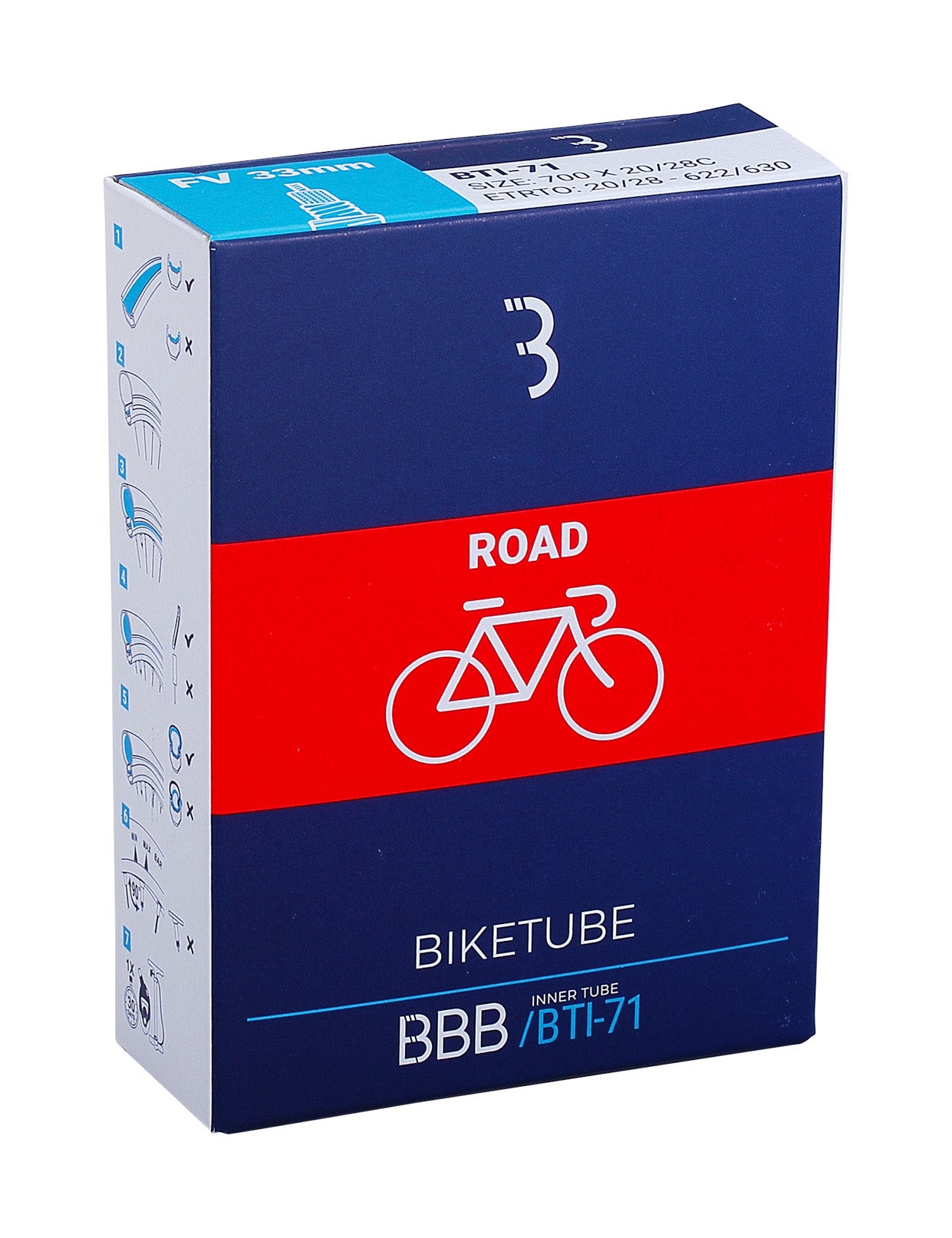 BBB BTI-72 -nla Innertube 700 x 18-23C Super Lite (80mm Presta)