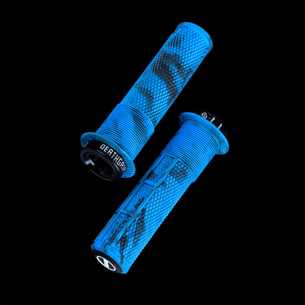 DMR - Grip - DeathGrip 2 Flanged - Thin  - Blue Marble