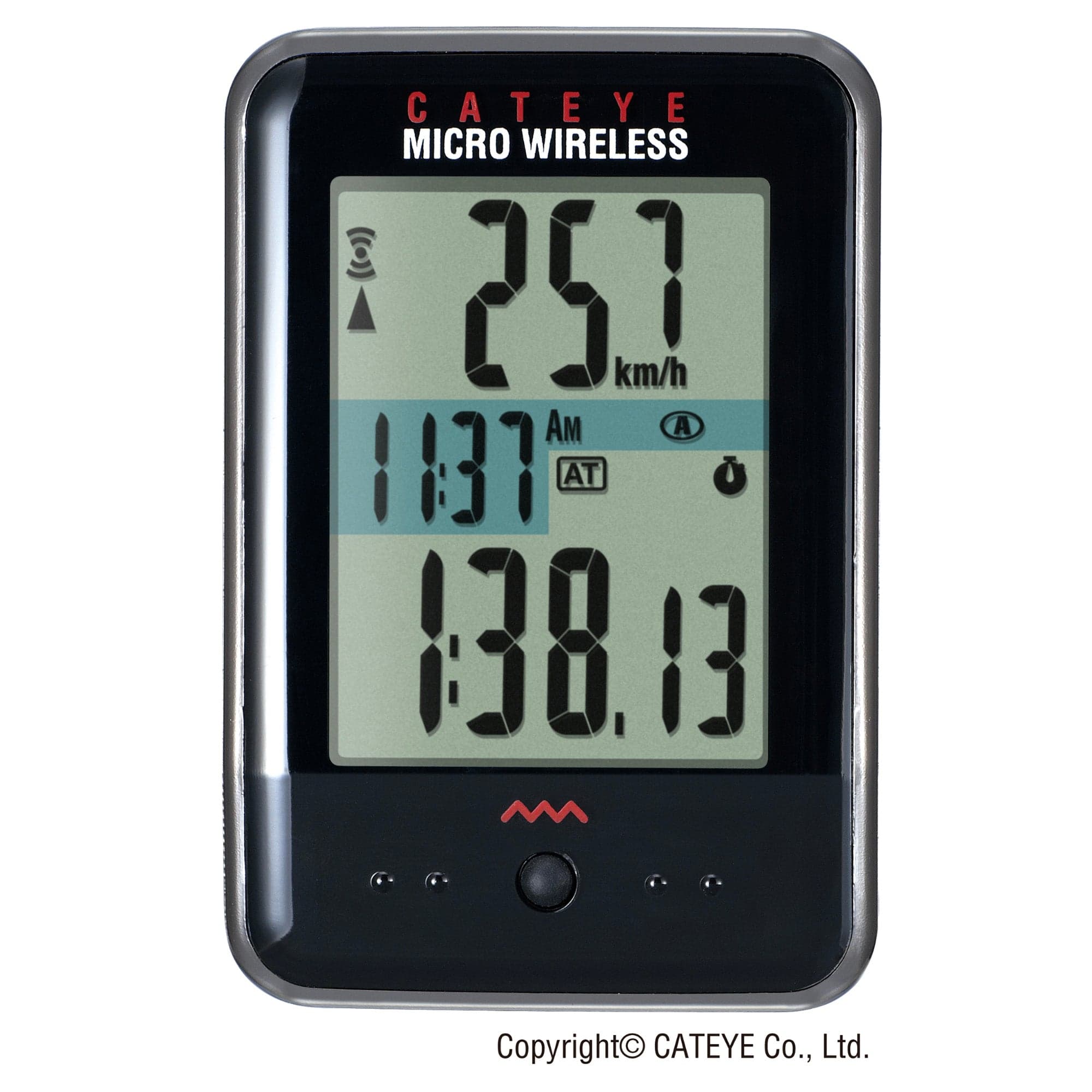 CatEye Micro Wireless Cycle Computer: BLACK