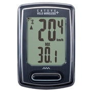 Cateye Velo Wireless Plus Cycle Computer: Black