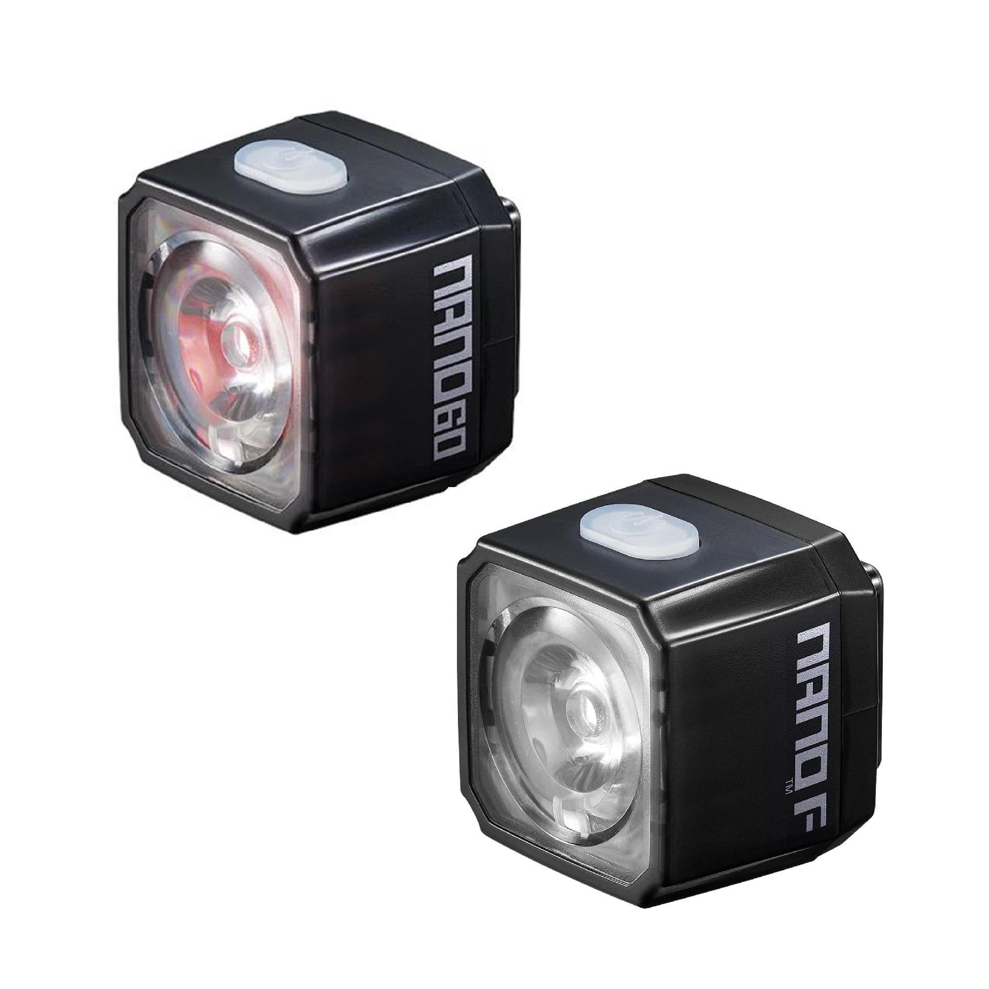 Cateye Nano Bike Light Set: BLACK