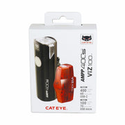 Cateye AMPP 400S II/Viz100 II Bike Light Set:  USB-C