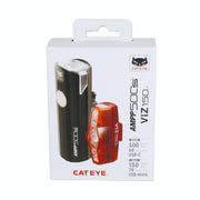Cateye AMPP 500S/Viz150 II Bike Light Set:  USB-C