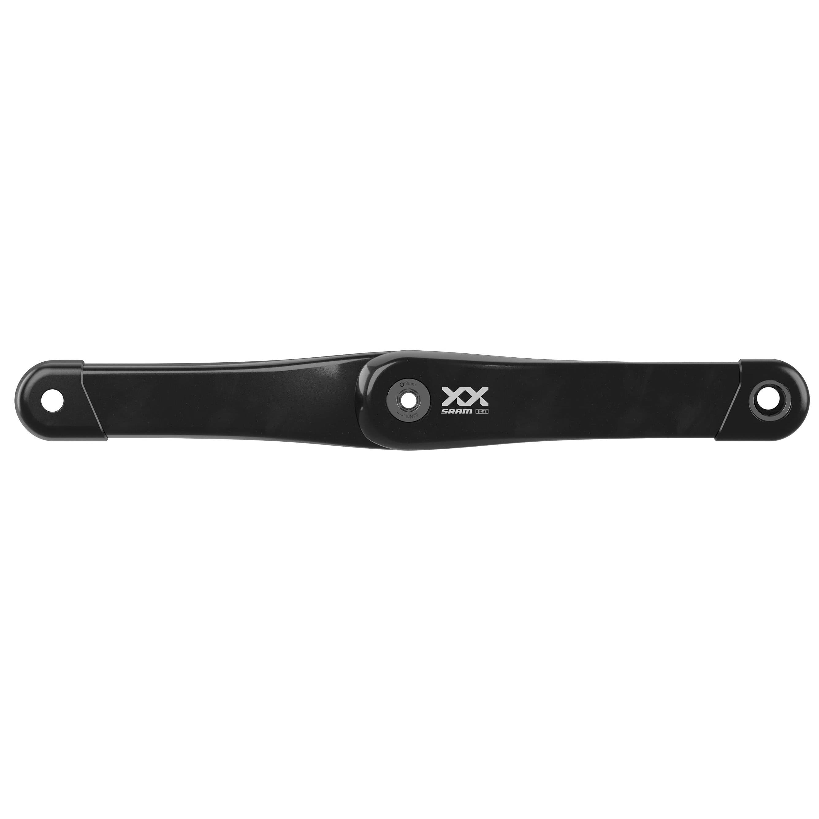 Sram Crank Arm Assembly Xx Isis Self Extracting Bolt - For Pedal Assist  (Crank Cap/Chainring/Bb Not Included) 2023: Black 165Mm