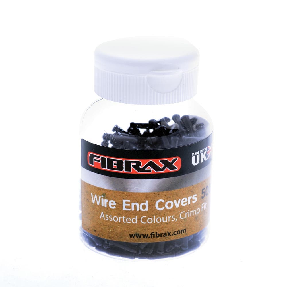 Fibrax Cable End Crimps Black 1.8mm Pot of 500