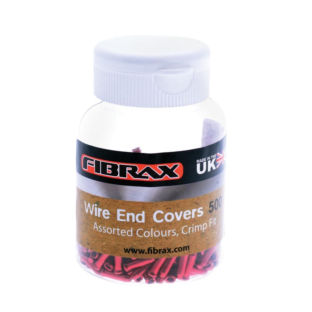 Fibrax Cable End Crimps Red 1.8mm Pot of 500